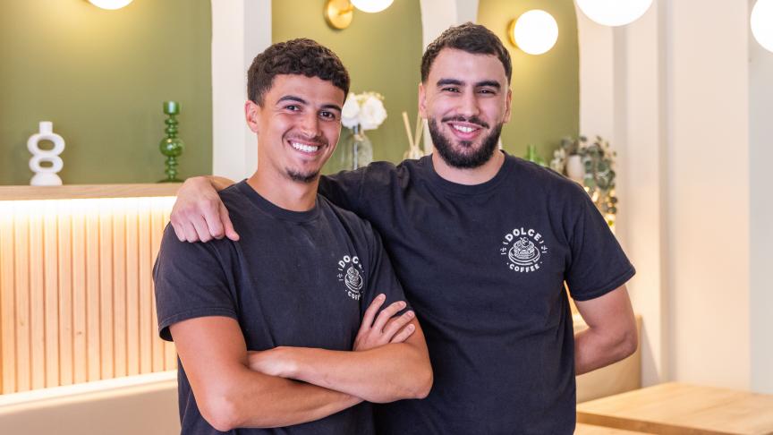 Sabri et Sofiane, fondateurs de Dolce Coffee